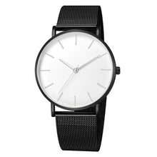 Load image into Gallery viewer, Free shipping men&#39;s and women&#39;s watch mesh stainless steel bracelet casual watch women&#39;s watch reloj mujer relogio feminino
