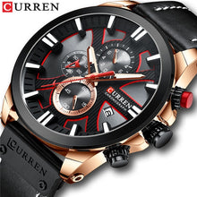 Load image into Gallery viewer, New CURREN Men Watches Fashion Quartz Wrist Watches Men&#39;s Military Waterproof Sports Watch Male Date Clock Relogio Masculino
