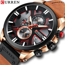 Load image into Gallery viewer, New CURREN Men Watches Fashion Quartz Wrist Watches Men&#39;s Military Waterproof Sports Watch Male Date Clock Relogio Masculino
