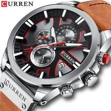 Load image into Gallery viewer, New CURREN Men Watches Fashion Quartz Wrist Watches Men&#39;s Military Waterproof Sports Watch Male Date Clock Relogio Masculino
