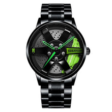 Load image into Gallery viewer, NEKTOM Men Wheel Watch Classic Fashion Waterproof Sport Watch Men&#39;s Quartz Mesh With Rim Hub Watch Run Quartz Men Quartz Watch
