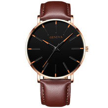 Load image into Gallery viewer, 2020 Minimalist Men&#39;s Fashion Ultra Thin Watches Simple Men Business Stainless Steel Mesh Belt Quartz Watch Relogio Masculino
