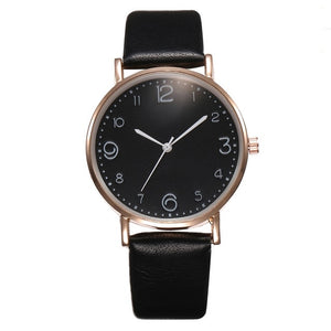 Reloj de pulsera de cuarzo analógico de lujo para Mujer de moda de estilo superior, Reloj dorado para Mujer, Reloj negro para Mujer