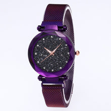 Load image into Gallery viewer, Reloj Mujer Luxury Starry Sky Women Watches Gold Magnetic Mesh Belt Band Watch Women&#39;s Fashion Dress Wristwatch Zegarek Damski
