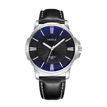 Load image into Gallery viewer, Mens Watches Top Brand Luxury Blue Glass Watch Men Watch Waterproof Leather Roman Men&#39;s Watch Male Clock Relojes Saat 2019 New
