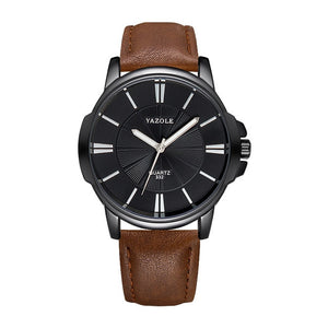 Mens Watches Top Brand Luxury Blue Glass Watch Men Watch Waterproof Leather Roman Men's Watch Male Clock Relojes Saat 2019 New