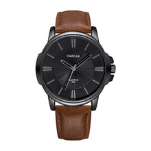Load image into Gallery viewer, Mens Watches Top Brand Luxury Blue Glass Watch Men Watch Waterproof Leather Roman Men&#39;s Watch Male Clock Relojes Saat 2019 New
