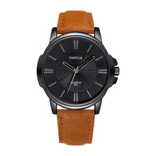 Load image into Gallery viewer, Mens Watches Top Brand Luxury Blue Glass Watch Men Watch Waterproof Leather Roman Men&#39;s Watch Male Clock Relojes Saat 2019 New
