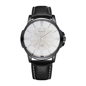 Mens Watches Top Brand Luxury Blue Glass Watch Men Watch Waterproof Leather Roman Men's Watch Male Clock Relojes Saat 2019 New