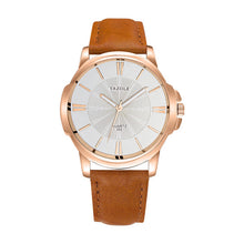 Load image into Gallery viewer, Mens Watches Top Brand Luxury Blue Glass Watch Men Watch Waterproof Leather Roman Men&#39;s Watch Male Clock Relojes Saat 2019 New
