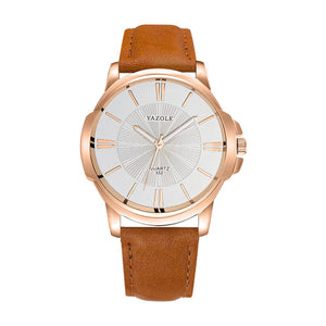 Mens Watches Top Brand Luxury Blue Glass Watch Men Watch Waterproof Leather Roman Men's Watch Male Clock Relojes Saat 2019 New
