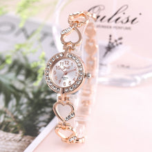 Load image into Gallery viewer, 2020 marque de luxe Bracelet montre femmes montres or Rose femmes montres diamant dames montre horloge Relogio Feminino Reloj Mujer
