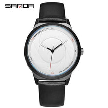 Load image into Gallery viewer, SANDA Men&#39;s Watch Fashion Brand Luxury Luminous Quartz Watch Men Leather Male Clock Business Watch Geneva Relogio Masculino
