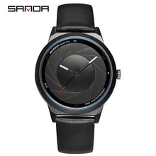 Load image into Gallery viewer, SANDA Men&#39;s Watch Fashion Brand Luxury Luminous Quartz Watch Men Leather Male Clock Business Watch Geneva Relogio Masculino
