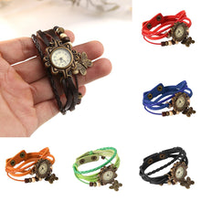 Load image into Gallery viewer, Retro Women&#39;s Trendy Bracelet Watch Mori Women&#39;s Watch Butterfly Decoration Quartz Ladies Bracelet Watches relojes para mujer
