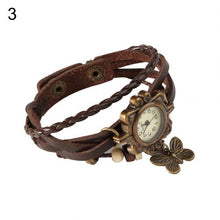 Load image into Gallery viewer, Retro Women&#39;s Trendy Bracelet Watch Mori Women&#39;s Watch Butterfly Decoration Quartz Ladies Bracelet Watches relojes para mujer
