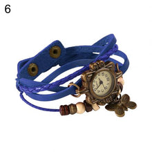 Load image into Gallery viewer, Retro Women&#39;s Trendy Bracelet Watch Mori Women&#39;s Watch Butterfly Decoration Quartz Ladies Bracelet Watches relojes para mujer
